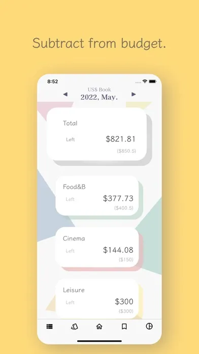 Zrzuty ekranu Minus - Simple Money Manager