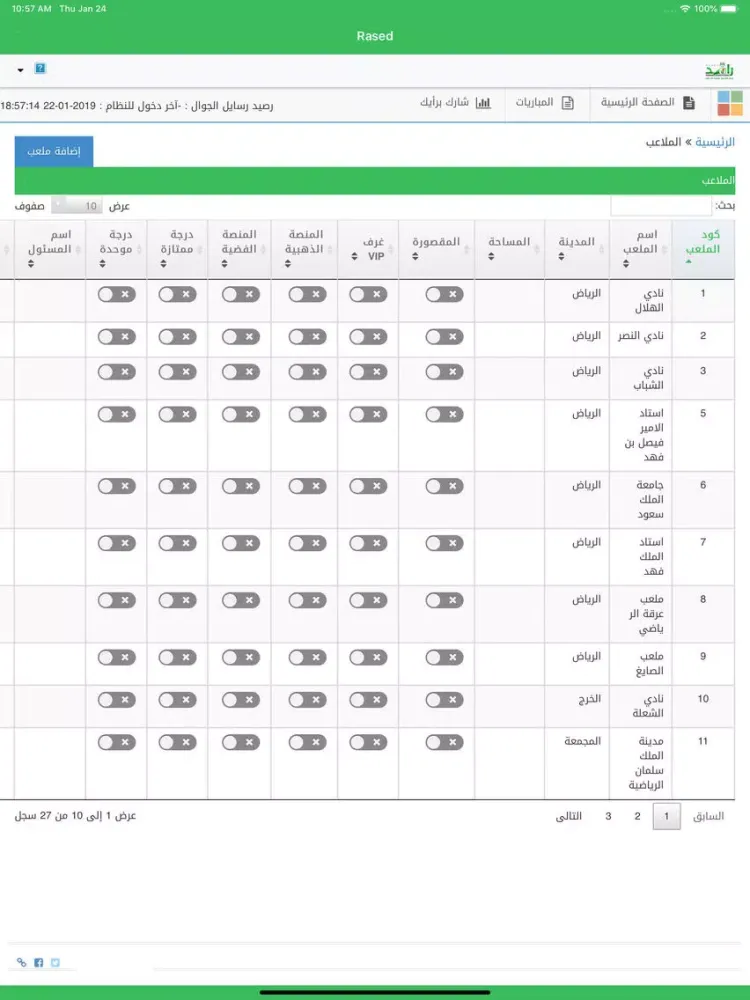 راصد - Rased iPad  سکرین شاٹس
