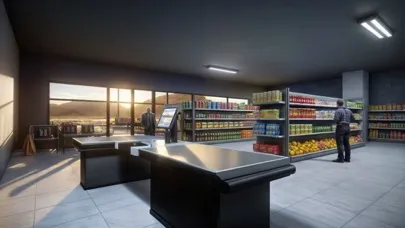 Ảnh chụp màn hình của Grocery Store Simulator Game