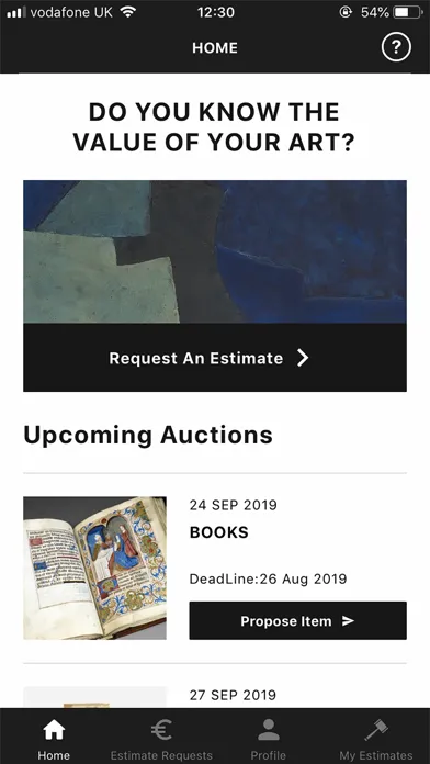 Tajan Art Valuations Screenshots