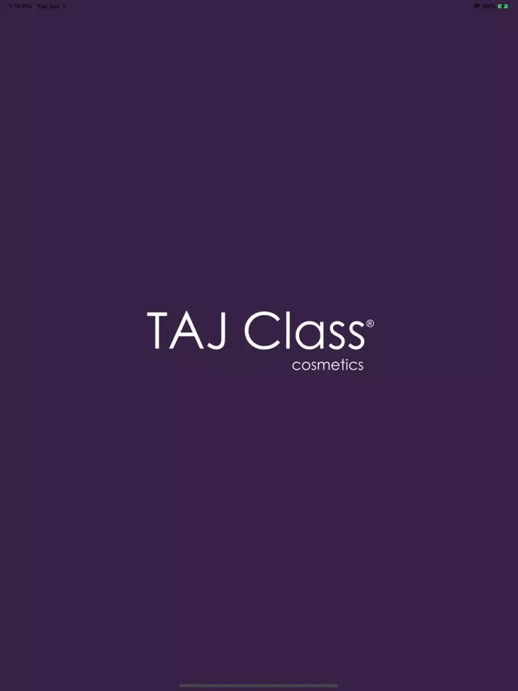 TAJ Class Cosmetics iPad  スクリーンショット