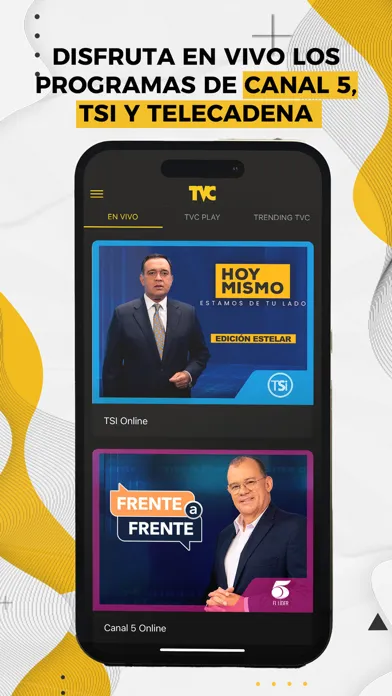 Zrzuty ekranu Televicentro (TVC)