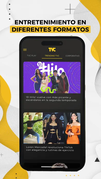 Zrzuty ekranu Televicentro (TVC)