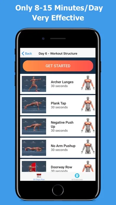 Chest Workout at Home سکرین شاٹس