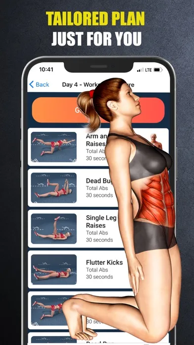 Capturas de tela do Female Fitness - Home Workout