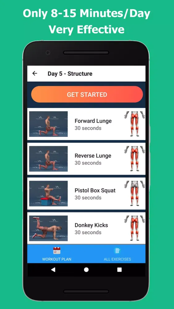 Strong Legs in 30 Days स्क्रीनशॉट