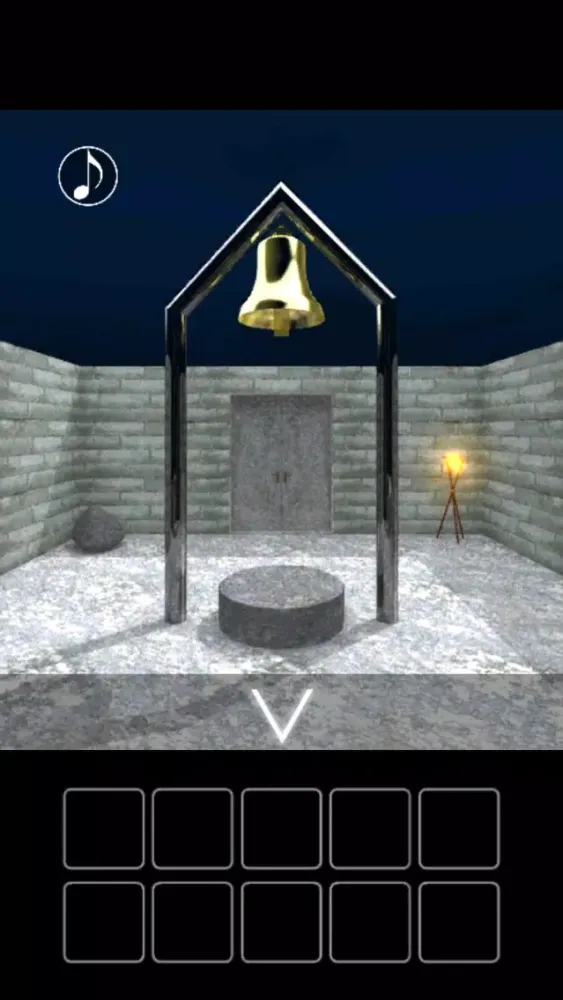 Screenshot di 鐘のある遺跡からの脱出