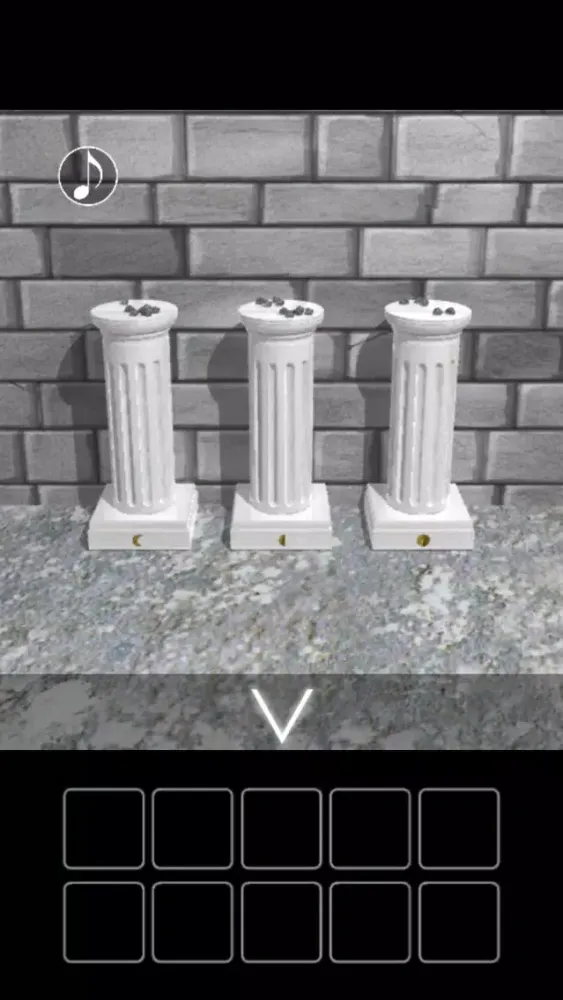 Screenshot di 鐘のある遺跡からの脱出