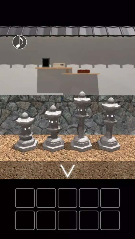 Tangkapan skrin 脱出ゲーム　月見