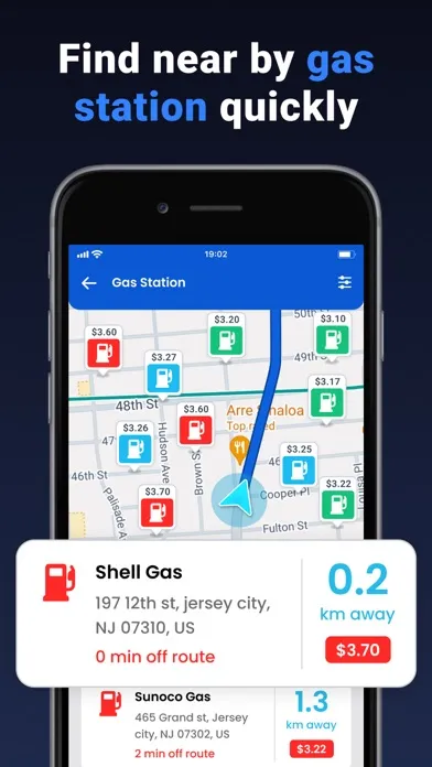 Capturas de tela do GPS Live Navigation