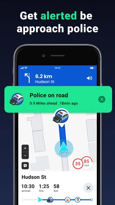 Capturas de tela do GPS Live Navigation