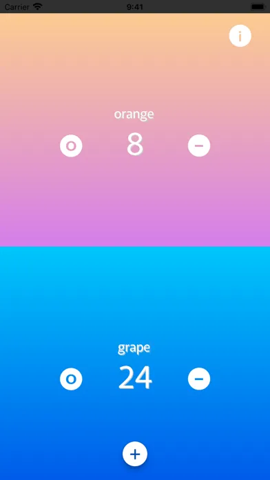 Gradient Counter Screenshots