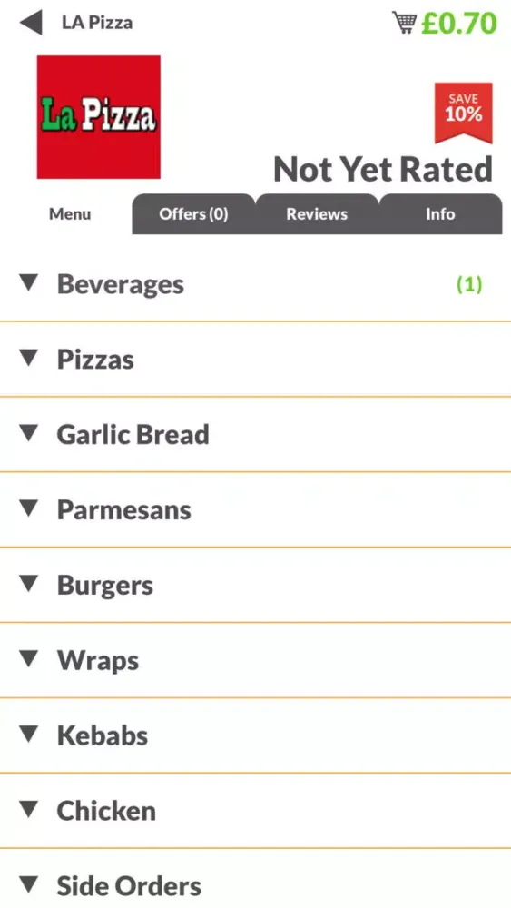 Zrzuty ekranu LA Pizza DH1