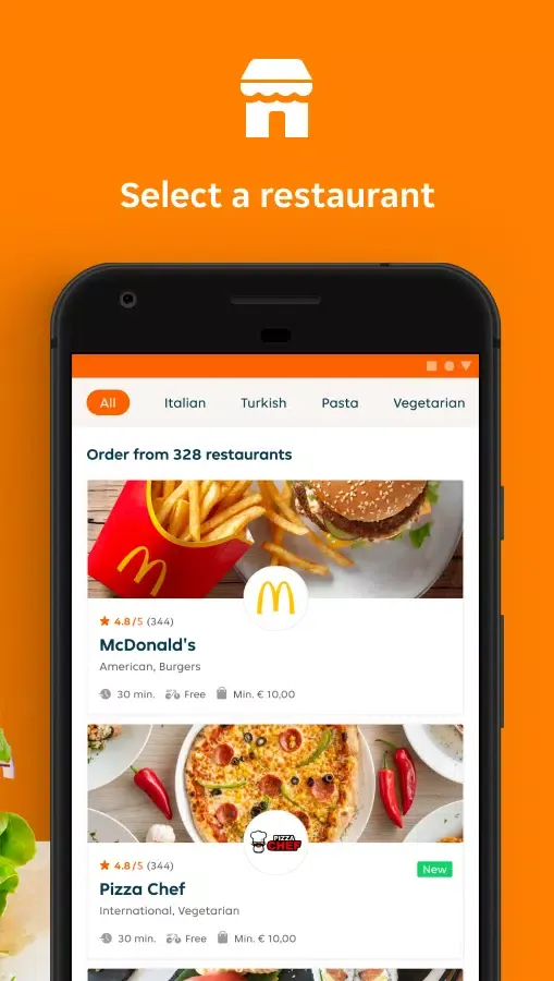 Capturas de pantalla de Thuisbezorgd.nl