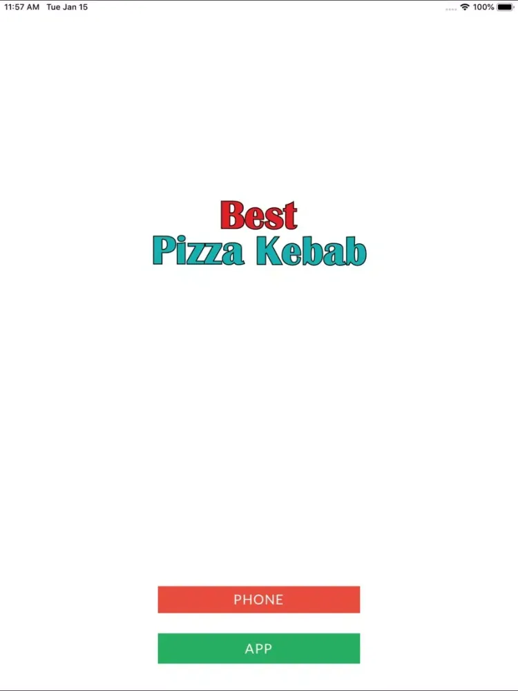 Tangkapan skrin Best Pizza Kebab DN21 iPad 