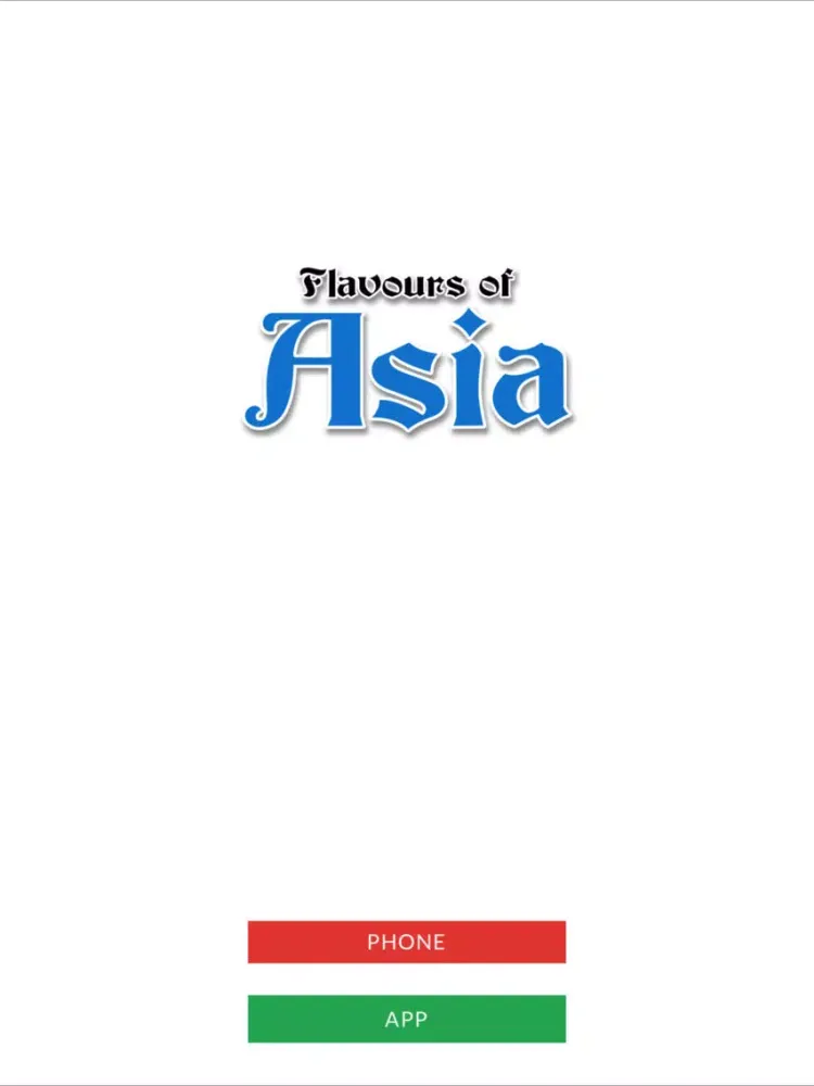 Flavours Of Asia iPad  스크린샷