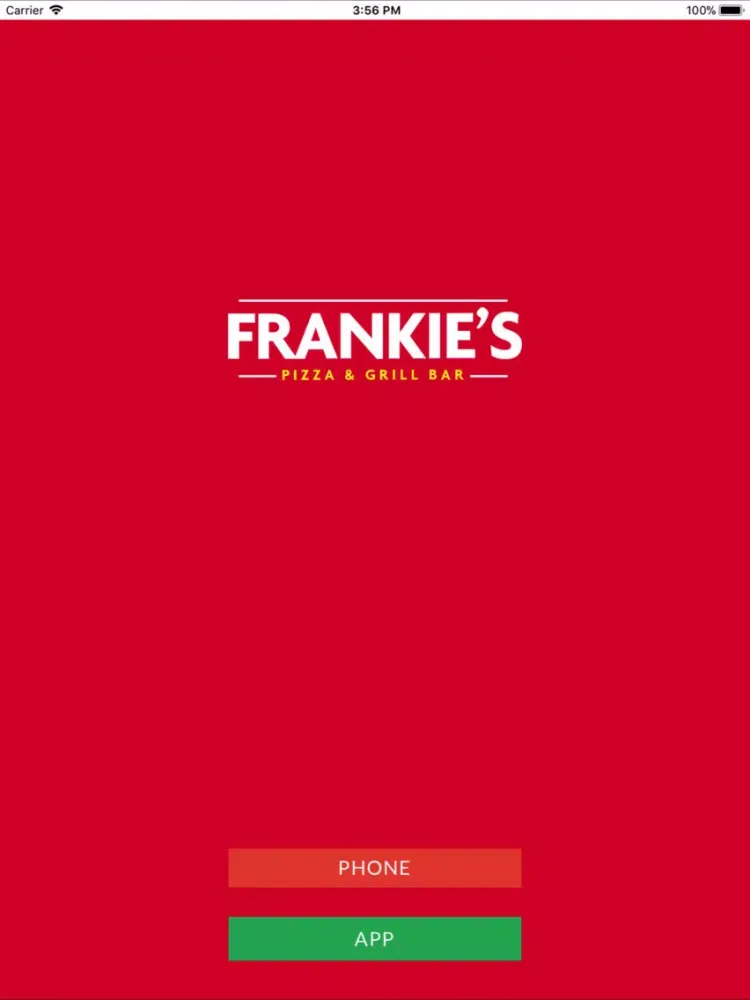 Capturas de pantalla de Frankies Pizza & Grill Bar iPad 