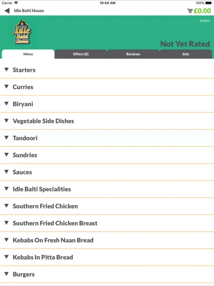 Idle Balti House iPad  স্ক্রিনশট