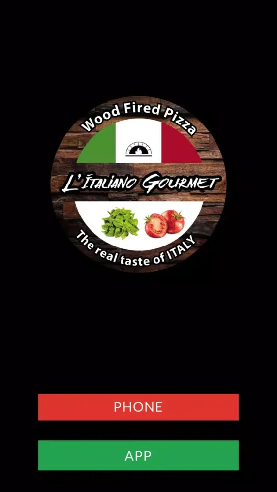 Tangkapan skrin L'Italiano Gourmet Pizza