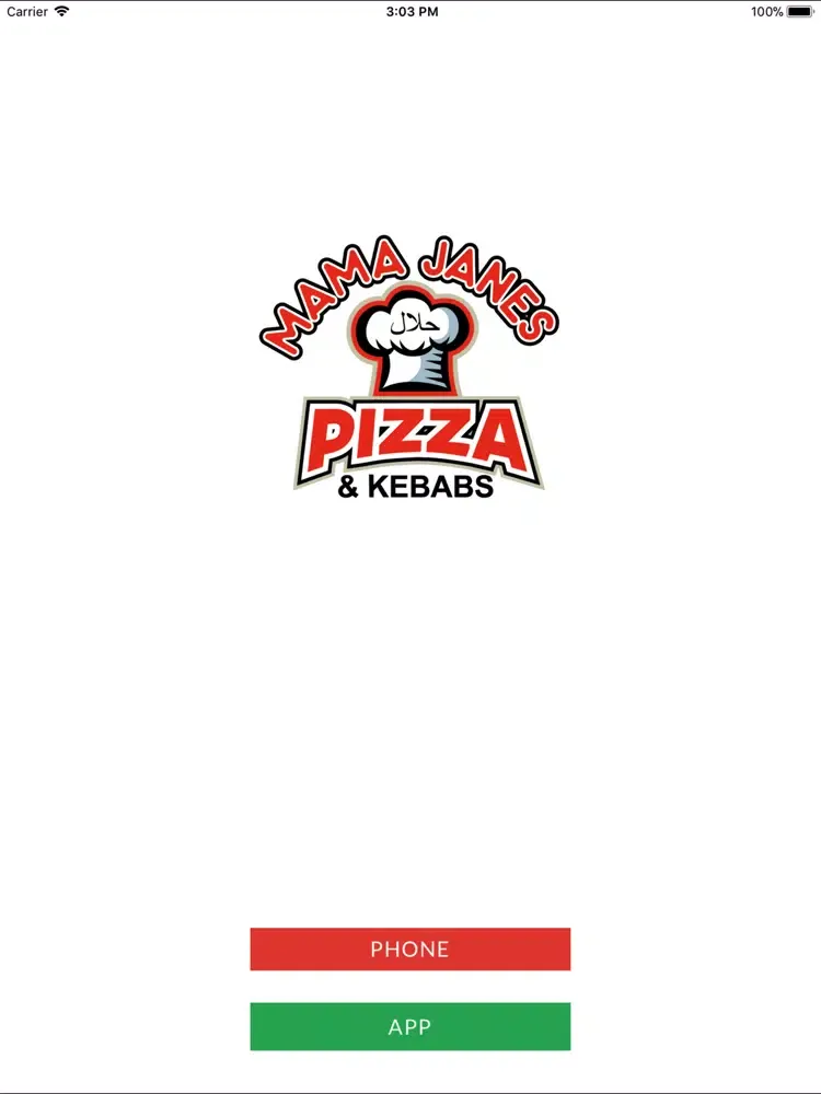 Tangkapan skrin Mama Janes Pizza NG18 iPad 