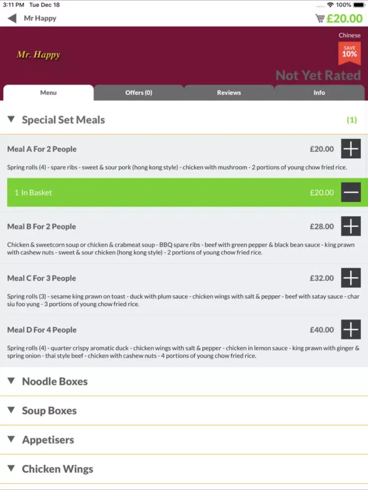 Ảnh chụp màn hình của Mr Happy YO24 iPad 