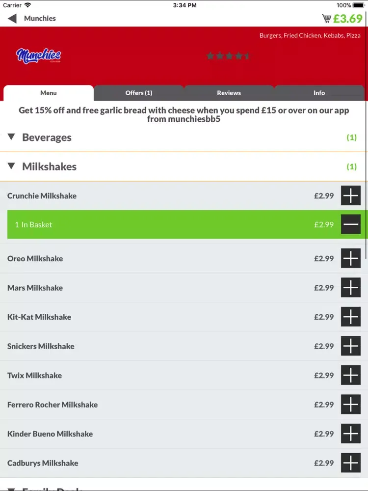 Munchies BB5 iPad  Screenshots