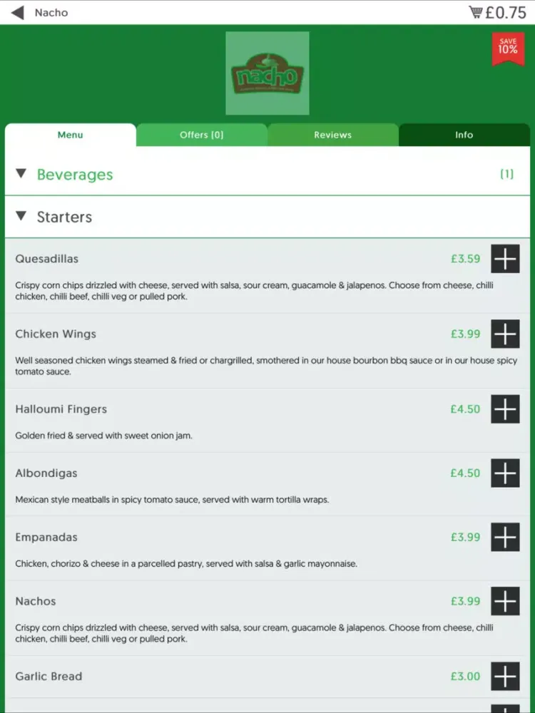 Ảnh chụp màn hình của Nacho Breck Road iPad 