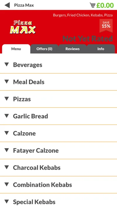 Capturas de tela do Pizza Max