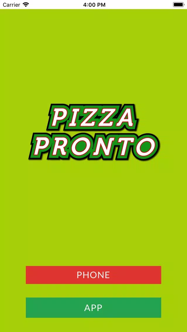 Tangkapan skrin Pizza Pronto YO7