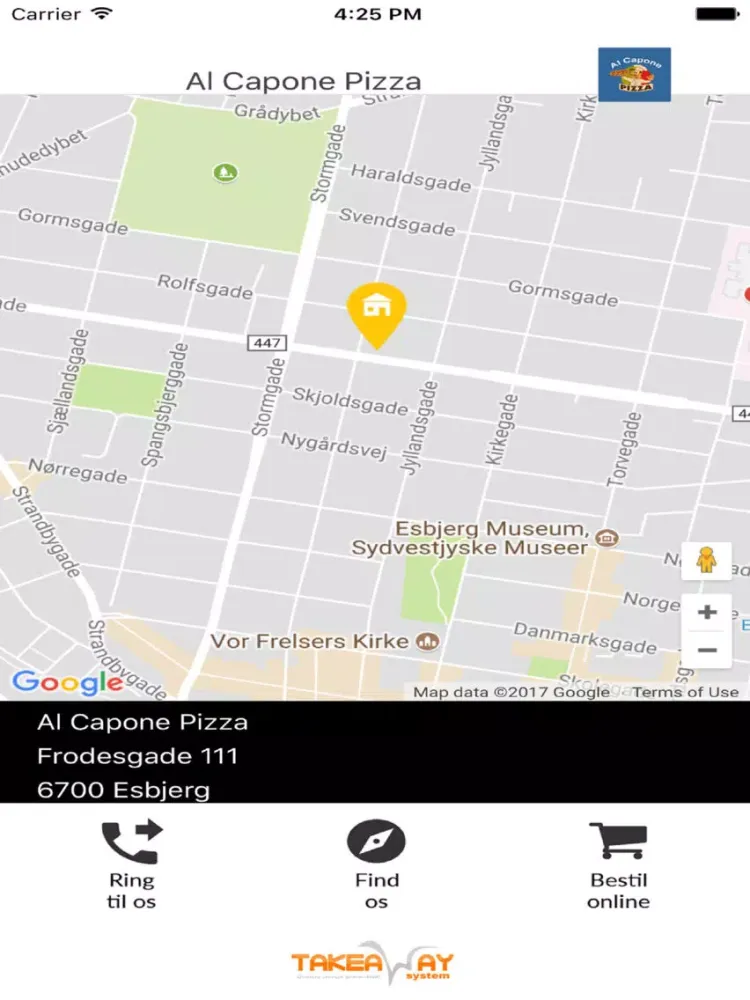 Al Capone Pizza Esbjerg iPad  Screenshots