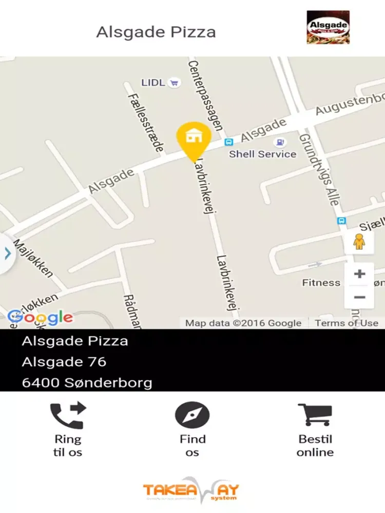 Alsgade Pizza Sonderborg iPad  Screenshots