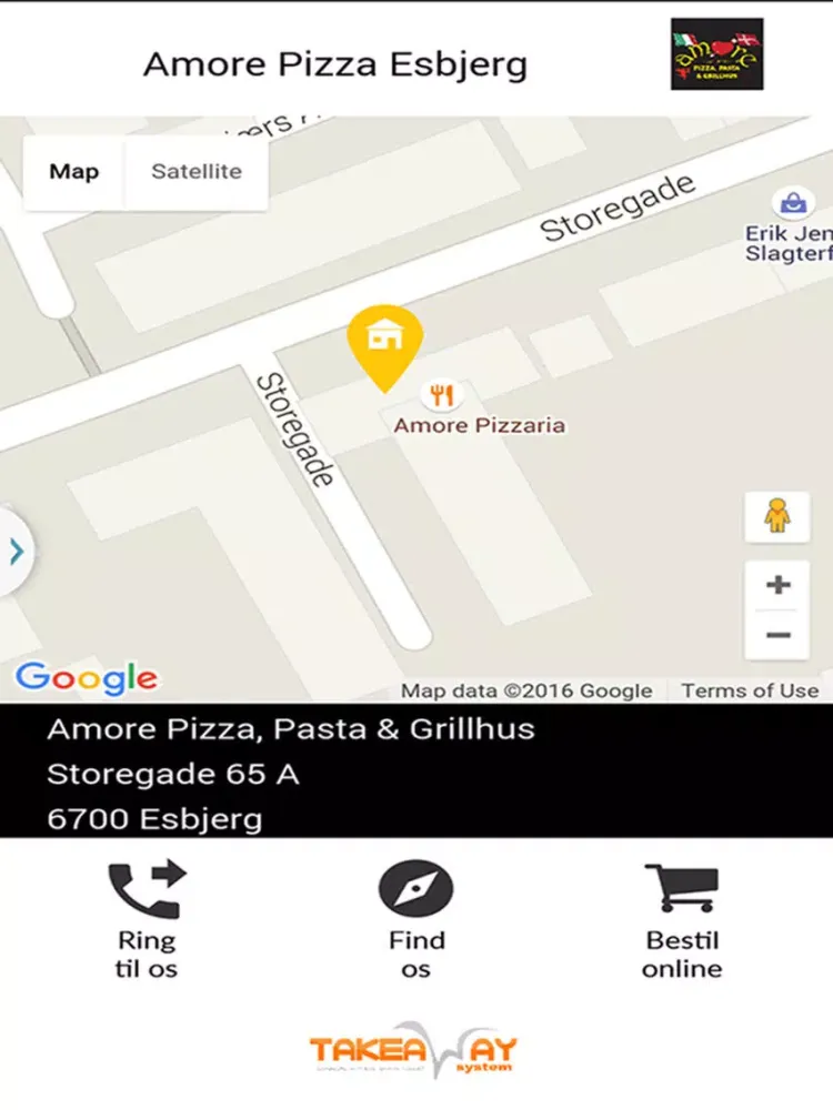 Captures d'écran de Amore Pizza Esbjerg iPad 