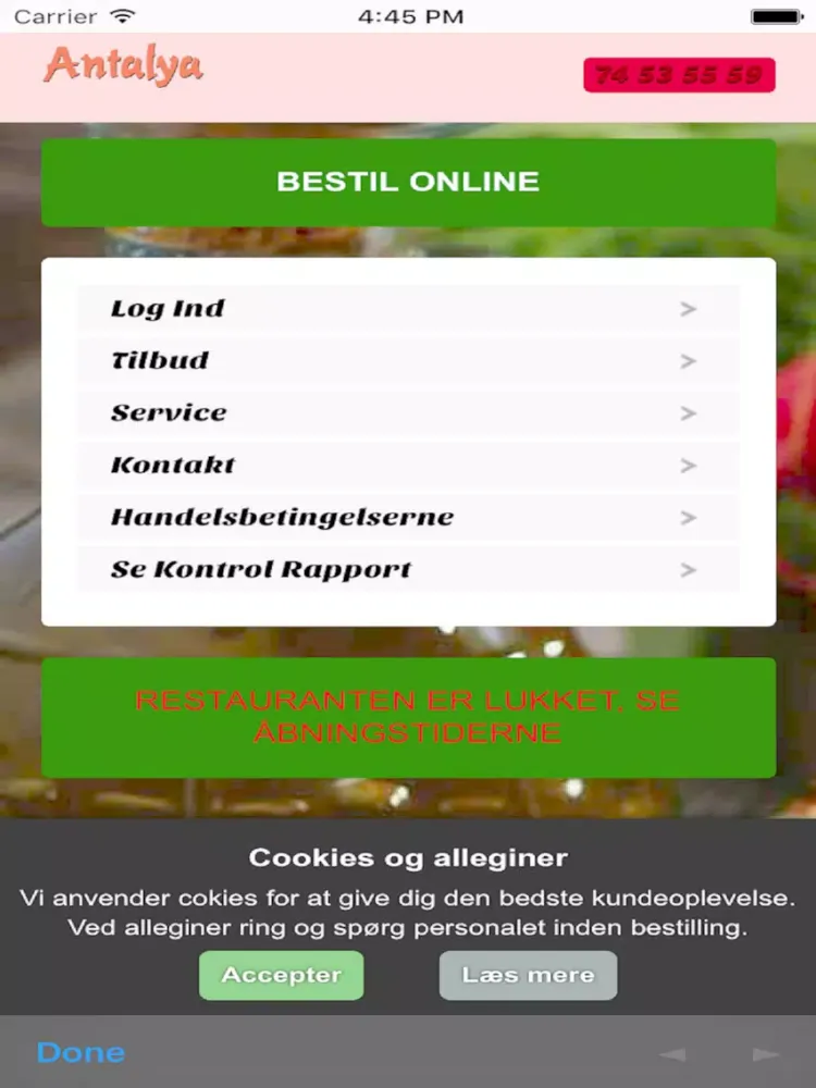 صور Antalya Pizza 6100 Haderslev iPad 