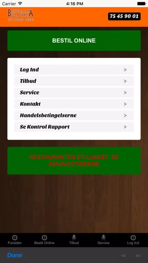 Bella Italia Esbjerg Screenshots