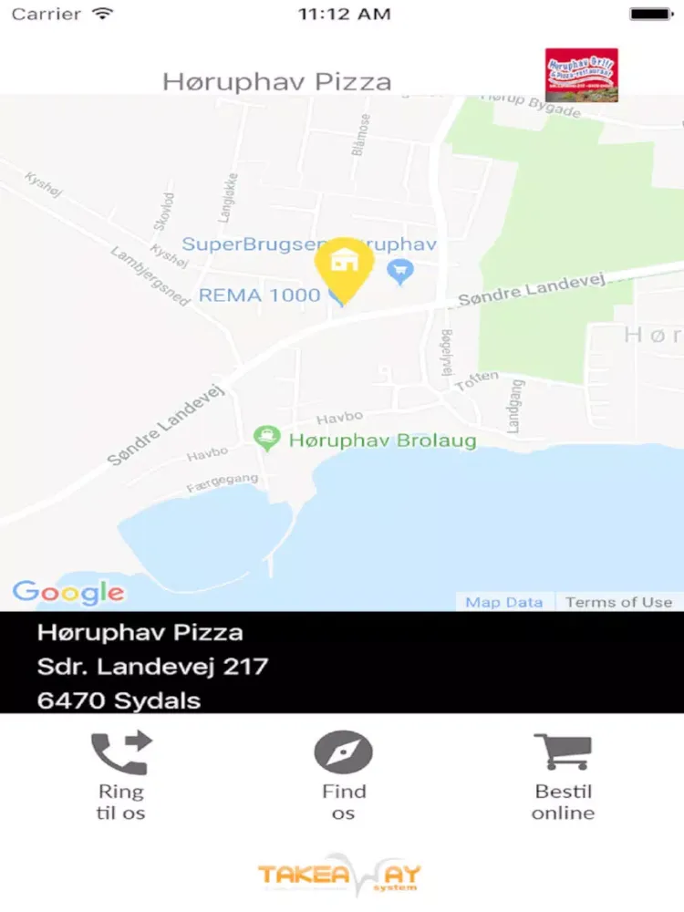Høruphav Grill og Pizza iPad  스크린샷