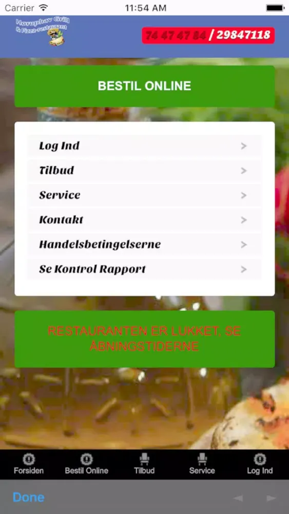 Høruphav Grill og Pizza 스크린샷