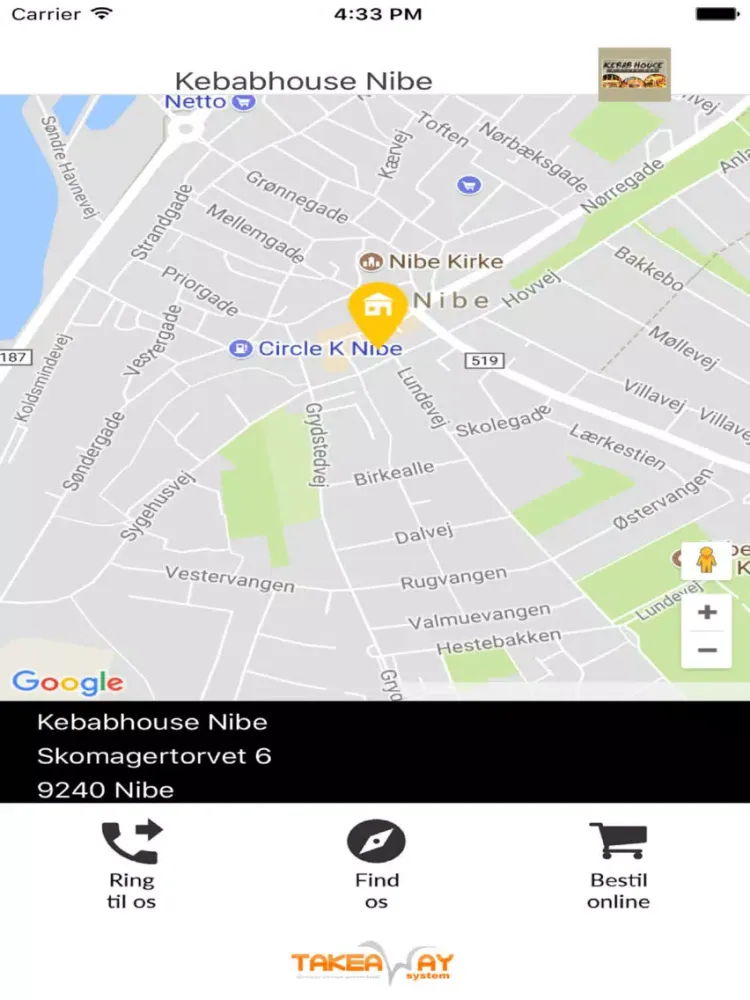 Kebabhouse Nibe iPad  Screenshots