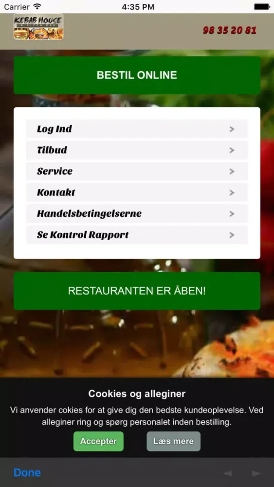 Kebabhouse Nibe Screenshots