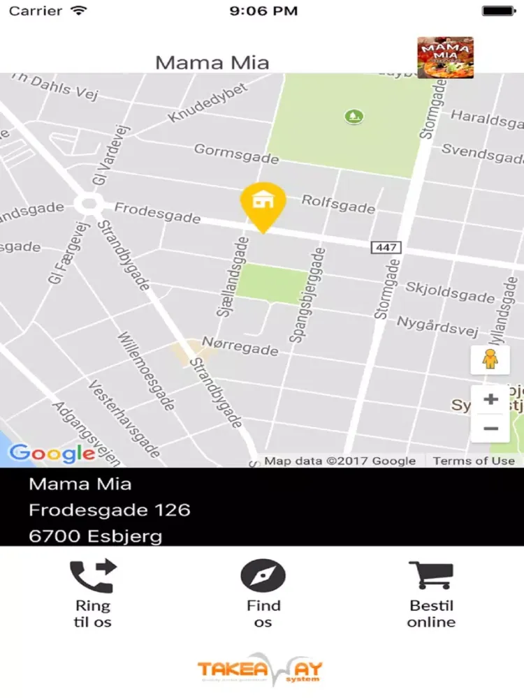 Ảnh chụp màn hình của Mama Mia Pizza Esbjerg iPad 