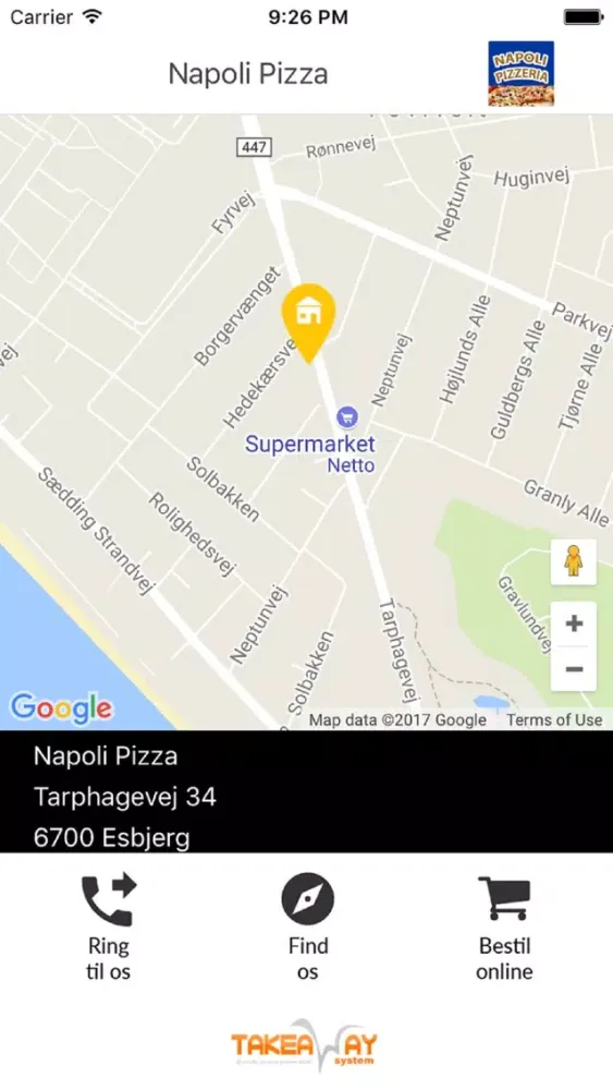 Скриншоты Napoli Pizza Esbjerg