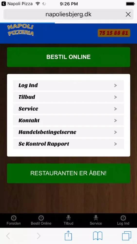 Скриншоты Napoli Pizza Esbjerg