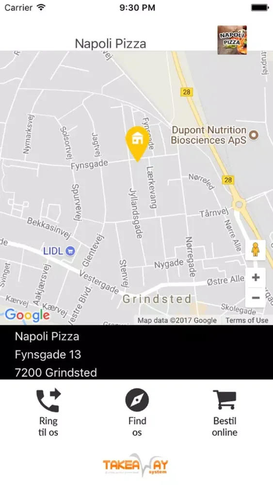 Napoli Pizza Grindsted應用截圖