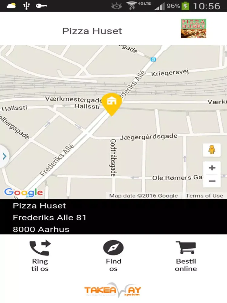 Captures d'écran de Pizza Huset Aarhus iPad 