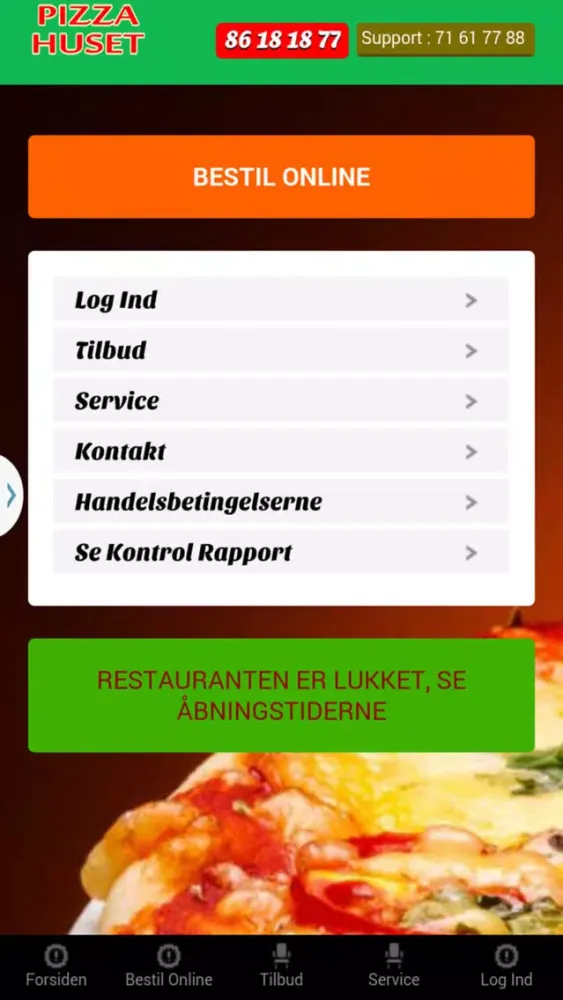 Captures d'écran de Pizza Huset Aarhus