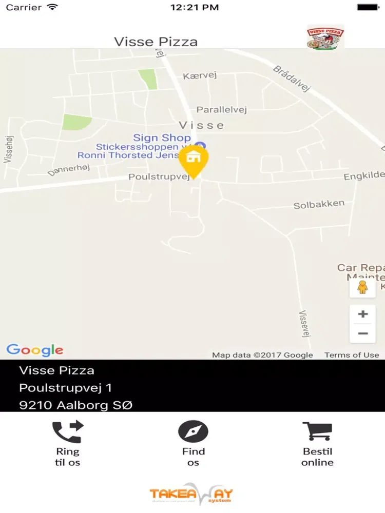 Visse Pizza Aalborg iPad  Ekran Görüntüleri
