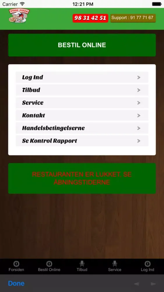 Visse Pizza Aalborg Ekran Görüntüleri