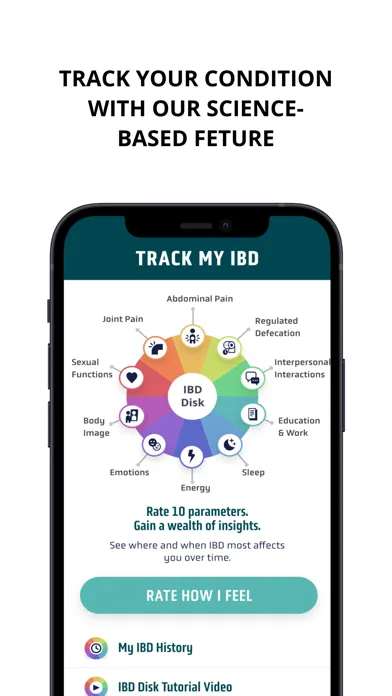 Скриншоты My IBD Symptom Tracker