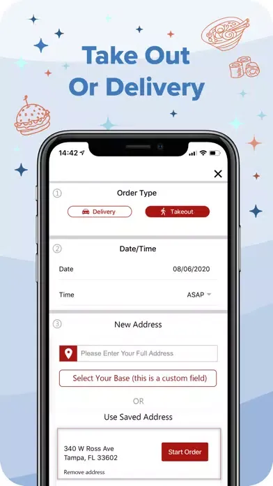 TakeNow Delivery スクリーンショット