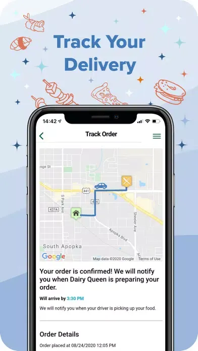 TakeNow Delivery スクリーンショット