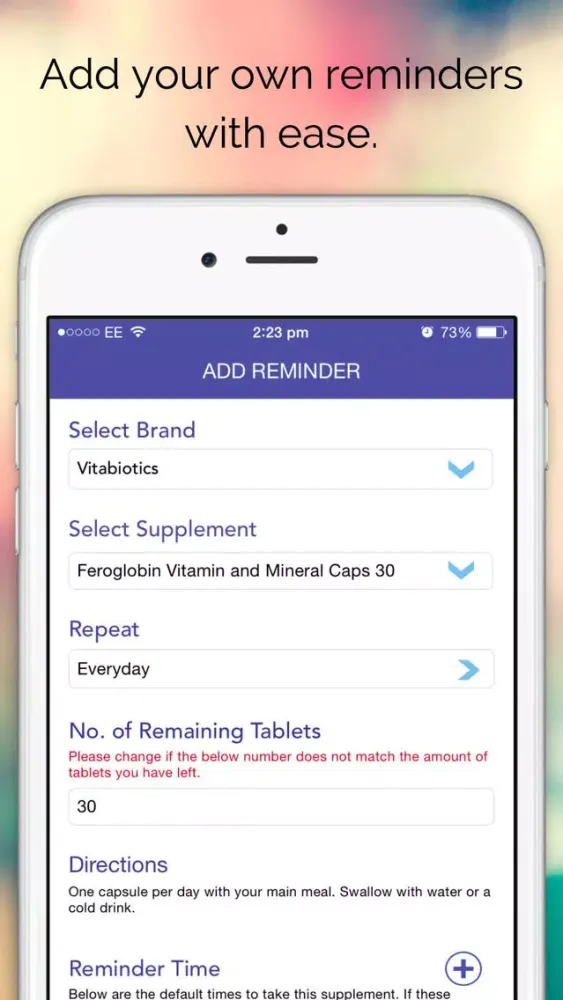 تصاویر Take Me - Your Personal Pill Reminder Alarm for Supplements and Medication